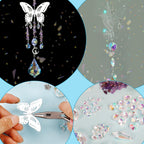 DIY Suncatchers Kit, 400pcs Sun Catchers Supplies Art and Crafts for Adults