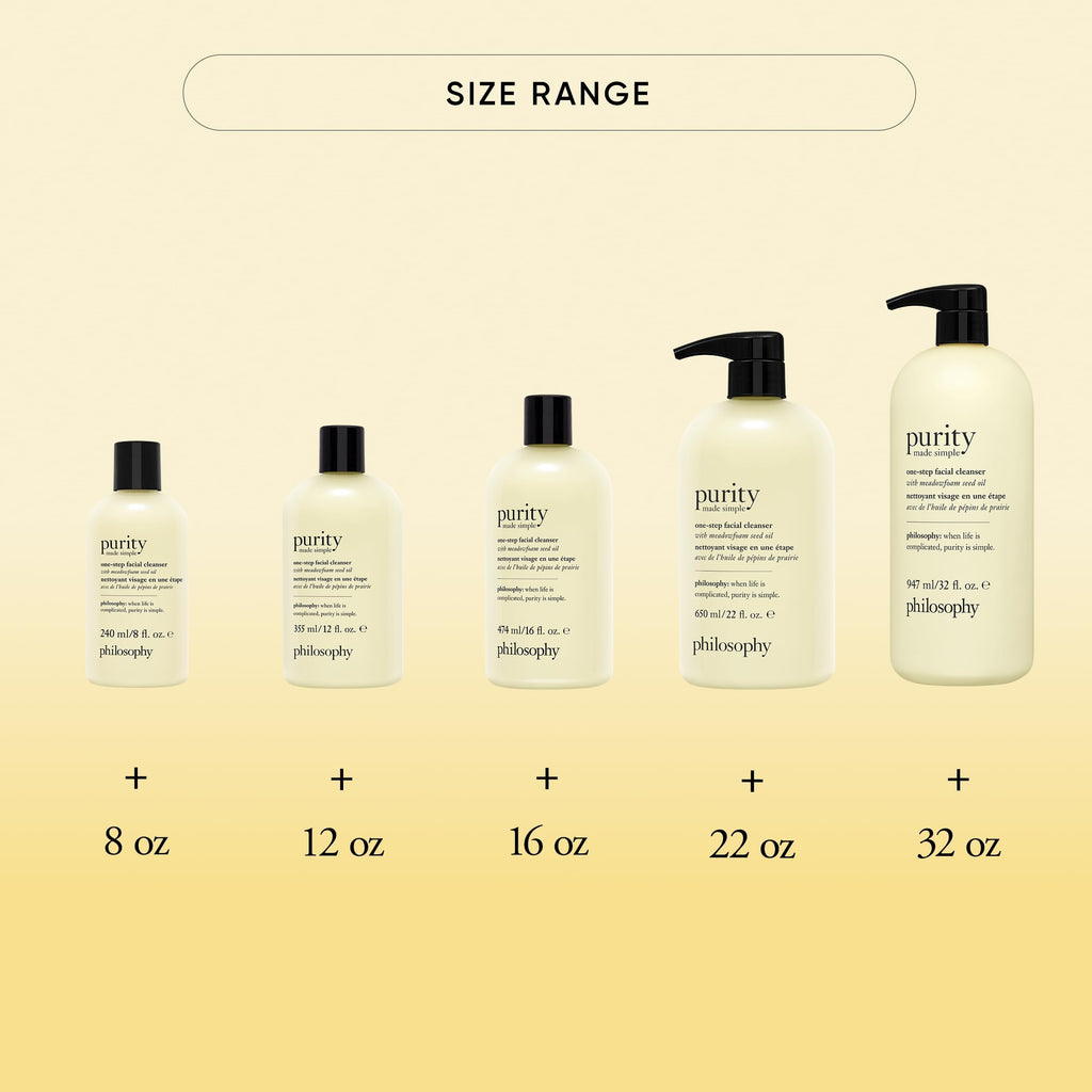 philosophy purity made simple facial cleanser 16 fl oz