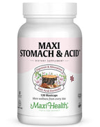 Maxi Health Stomach Soothe – Full Spectrum Acid Soothe Formula for Occasional Digestive Concerns & Stomach Comfort – Made with Slippery Elm Bark Powder – Kosher, 120 Capsules