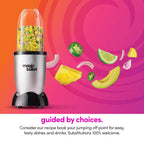magic bullet® Personal Blender, 22 oz Cup, 250 Watt, Silver, MBR-1101