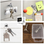 TRYMAG 4 PCS Magnet Key Chain Gold Testing Kit, Silver