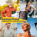 ACTIV PLUS Hemorrhoid Treatment to Reduce Re-occurrences & Easier Regularity with Stool Softener | 7 Clinically Studied hemorrhoid Ingredients | Plant-Based Sugar Free Lemon 60 Vegan Gummies