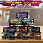 COCONIX Leather & Vinyl Repair Kit - Brown & Shades | Fix Tears, Holes, Scratches, and Peeling on Leather and Vinyl Furniture, Car Seats, and Jackets | Easy Application with Customizable Colors