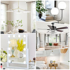 MAXvolador E12 LED 60W Equivalent Neutral White 4000K Ceiling Fan Bulbs, 600LM CRI 85+ Small Base Candelabra Bulbs, 6W Non-Dimmable, Pack of 6
