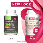 Jarrow Formulas QH-absorb 200 mg - High Absorption Co-Q10 - Active Antioxidant Form of Co-Q10 - Supports Mitochondrial Energy Production &Cardiovascular Health - Up to 60 Servings