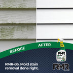 RMR Instant Mold & Mildew Stain Remover Spray + Xtreme Soap Scum Remover, No-Scrub Indoor/Outdoor Cleaning System for Bathroom, Shower, Siding, & Deck, 2–32 Oz Bottles