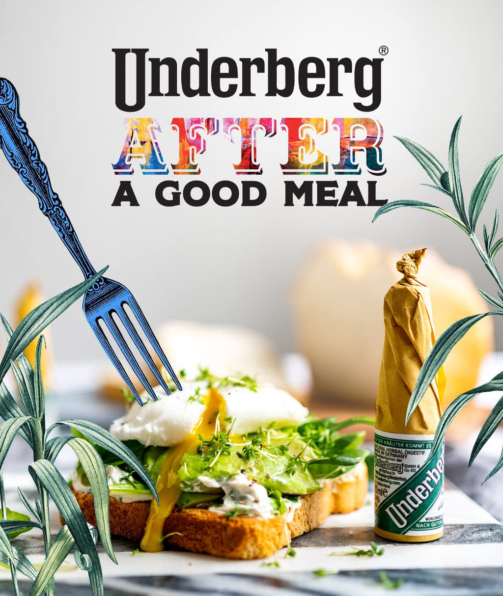 Full Case of Cardboard 12 Packs (120 Total) 120bottles liquid by Underberg
