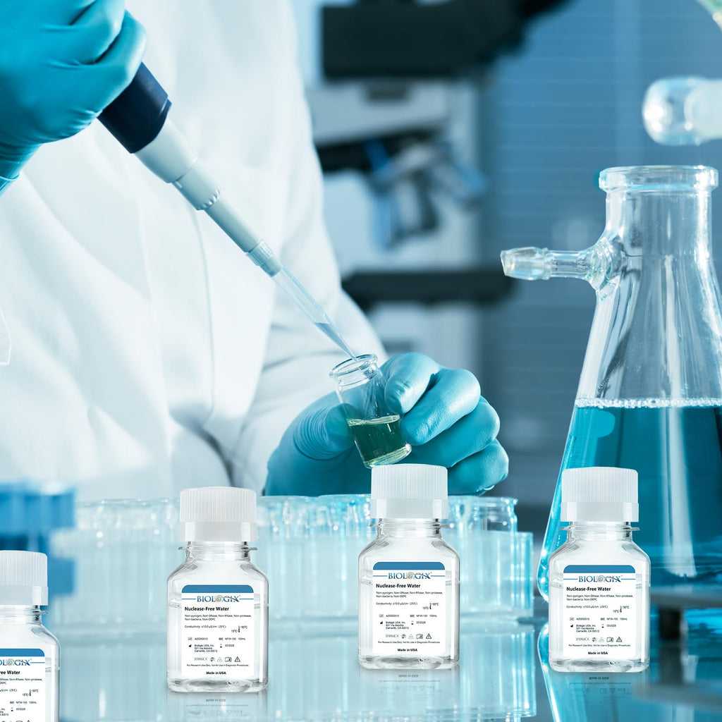 CryoKing Nuclease-Free Water, DNase RNase Free, Lab PCR Water, 100 mL
