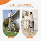 Sweetcrispy 3 Step Ladder, 330lbs Folding Step Stool with Anti-Slip Pedal