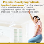 Premier Research Labs Premier Pregnenolone - 100mg Pregnenolone for Hormone Support, Precursor to Progesterone, Testosterone, Estrogen, Pregnenolone Supplement for Women & Men - 60 Vegetarian Capsules