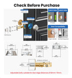 Veise Single Cylinder Deadbolt Lock, Easy Installation Keyed One Side with Thumb Turn Inside, Security Door Lock for Front Entry & Garage Door, Heavy Duty, Brushed Nickel