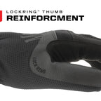 Mechanix Wear FastFit Work Gloves - Anti-Slip & Abrasion Resistant Heavy Duty Gloves - Touchscreen Compatible - Vibration Damping - Multipurpose Use - Large - Black
