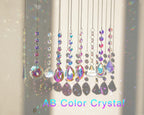 9 PCS Crystal Rainbow Suncatchers, Hanging Crystals Sun Catchers Pendants