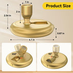 Rechargeable Battery LED Spotlight Indoor: Wireless Mini Art Accent Spot Lights with Timer Remote - Small Dimmable Uplight for Plants Display Painting Dartboard Artwork Portrait Closet (2 pack-gold)