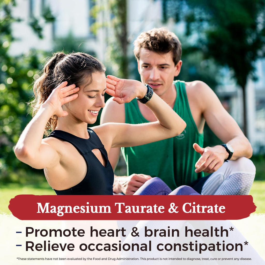Vitalitown Magnesium Complex Supplement 500mg - NSF Certified Magnesium Glycinate, Malate, Taurate & Citrate - Chelated High Absorption & Gentle on Stomach - Vegan Non-GMO 120 Capsules