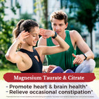 Vitalitown Magnesium Complex Supplement 500mg - NSF Certified Magnesium Glycinate, Malate, Taurate & Citrate - Chelated High Absorption & Gentle on Stomach - Vegan Non-GMO 120 Capsules