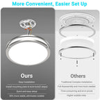 libtit 10Inch Flush Mount Ceiling Lights, 18W Dimmable LED Ceiling Light 3000K-6500K Adjustable, Brushed Nickel Light Fixture for Closet Pantry Hallway Kitchen Bathroom-1 Pack