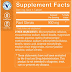 The Vitamin Shoppe Super Phytosterols 900MG, Supports Cardiovascular Health, (90 Tablets)