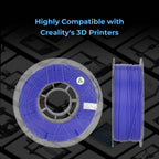 Creality Hyper PLA Filament 1.75mm, RFID 3D Printer Filament for High-Speed Printing up to 600mm/s, ±0.03mm Accuracy, 1KG/Spool (2.2lbs), 3D Printing Filament for Most 3D Printers (Golden Yellow)
