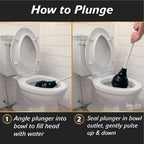 Korky Beehive MAX® Heavy Duty Toilet Plunger - Seals All Bowl Shapes - 96