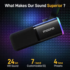 MAONO XLR/USB Gaming Microphone for PC, Dynamic Computer Mic for Streaming Podcasting, Noise Reduction, Mute, Volume Control, RGB Boom Mic for Vocal Recording,Voice-Over, PD100XS Black