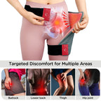 Comfytemp Heating Pad for Hip & Lower Back - Soothing Heat Wrap for Waist, Thigh & Hip Support, 3 Temperature Settings, 2H Auto-Off (Gray, S/M)