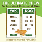 EcoKind Yak Cheese Himalayan Dog Chews, Yak Chews for Large Dogs, 4-5 Bones