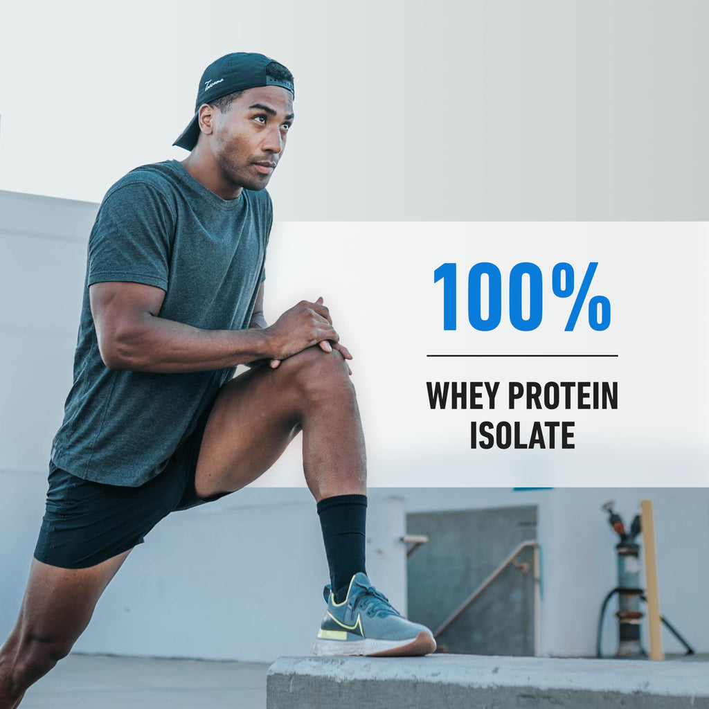 Isopure Zero Carb 100% Pure Whey Isolate Protein Powder, Lactose Free, Gluten Free, with Vitamins, Creamy Vanilla, 25g Protein Per Serving, 1 Lb, 15 Servings (Packaging May Vary)