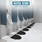 Urinal Mats, Urinal Mats for Men Bathroom, Large, Black, 17.25x20.5”, 12PK