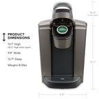 Keurig K-Elite Single Serve K-Cup Pod Coffee Maker, Brushed Slate