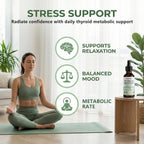 SCEZROB InnerFresh Thyroid Support Drops, Inner Fresh Thyroid Support Liquid Drops for Women, Hormone Balance & Healthy Metabolism Support, with Selenium, Zinc, Iodine, L-Tyrosine & Ashwagandha (1)