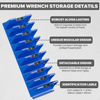 40PCS Modular Wrench Organizer Wrench Holder for Tool Drawer Storage