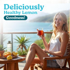 Atlantic Naturals - 1 Day Colon Cleanse Full Body Detox Drink - Sea Moss Supplement for Women & Men, Gut Health, Kidney & Liver Immune Energy Enhancer Gut Cleanse - Lemon Flavor Juice, 8 fl oz
