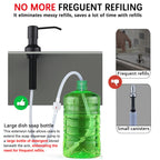 Sink Soap Dispenser Extension Tube Kit with Upgraded Check Valve, 47" Under Counter Soap Dispenser Tube for Kitchen Sink, Fit Most Soap Containers, Strong Suction, No More Tiny Bottle Daily Refills