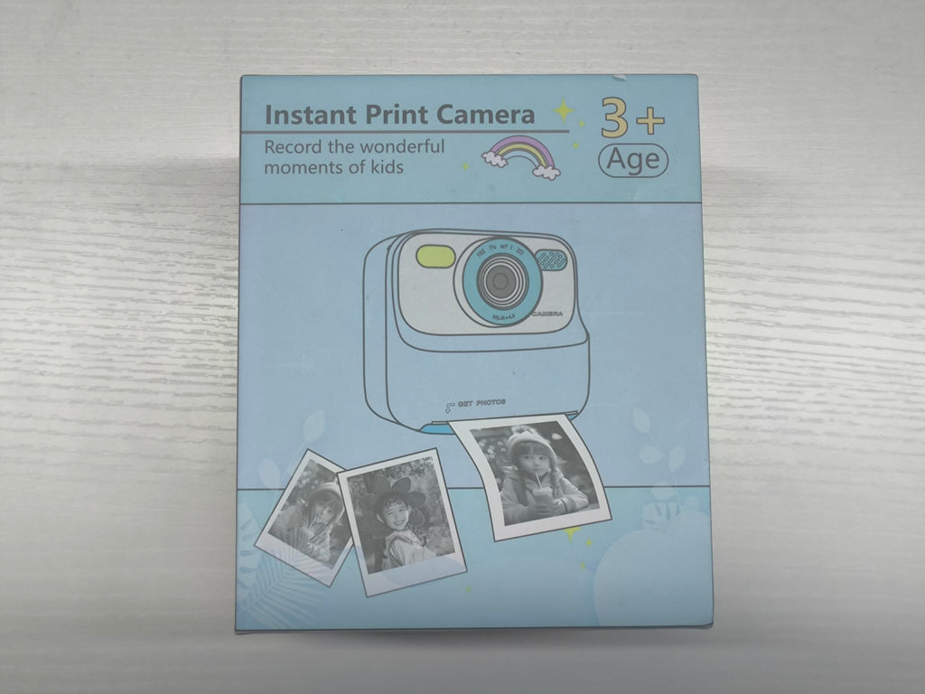 Kids Instant Digital Cameras for Boys and Girls, 1080P HD Dual-Lens Selfie Digital Camera with Print Paper & TF Card, Christmas Birthday Gifts Toys for Toddler and Teenagers Age 3-16 Years Old