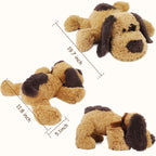 WEIGEDU Floppy Stuffed Dog Puppy Plush Toy, 20 inch, Brown