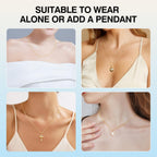 WishChic 18k Gold Plated Chain Necklace for Women, 1.1mm Dainty Cable Chain Gold Chain for Women Sturdy & Non Tarnish Gold Necklace Women, 20 Inches