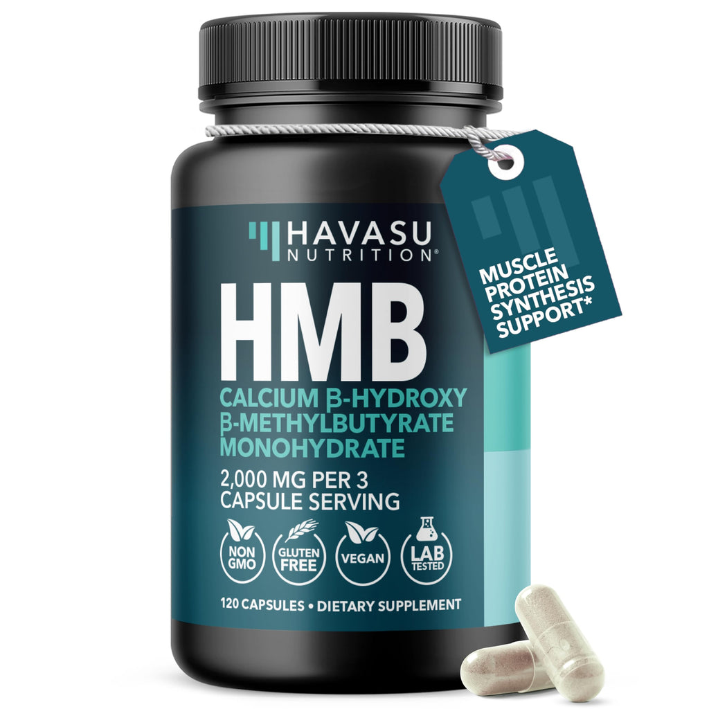 HMB Capsules 2000mg Per Serving, HMB Supplements for Men and Women