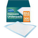 Inspire Disposable Chux Underpads, 23 x 36 Inches, (Pack of 300)