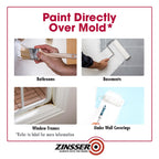 qt Zinsser 276087 White Mold Killing Primer Water-Based Mold Killing Primer