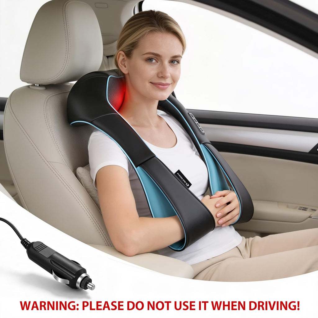 Mo Cuishle Women Men Gifts, Shiatsu Back Shoulder & Neck Massager with Heat