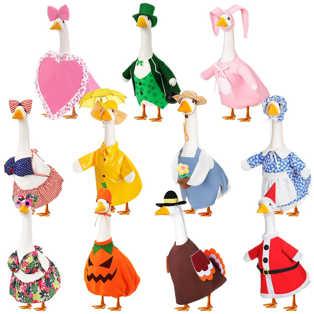 11 Set Porch Goose Outfits All Seasons,23",Boy Style,23",Cool