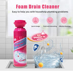 Drain Cleaner, Foaming Drain Cleaner and Deodorizer, Drains Clog Remover for Bathroom Sinks, Washbasin, Tubs (2 PCS)