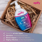 Epify Intimate Hair Removal Cream for Men and Women - Pubic, Bikini Line, Sensitive Areas - 8.45 Fl Oz