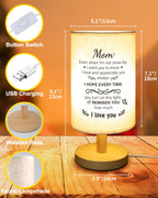 SOUHONEY Gifts for Mom from Daughter Son, Table Lamp for Mom Birthday Gifts