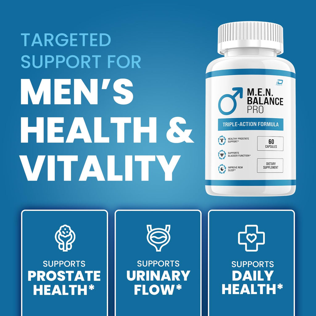M.E.N Balance Pro Supplement – M.E.N BalancePro Capsule Advanced Formula Supplements Health Reviews (2 Pack - 120 Capsules)