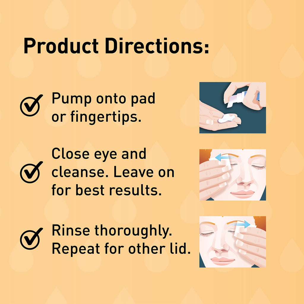 OCuSOFT Oust Demodex Foam Cleanser - Extra Strength - Foaming Cleanser for Eyelids & Eyelashes with Tea Tree Oil - Eyelid Cleanser to Remove Oil, Debris & Pollen - 1.68 fl oz