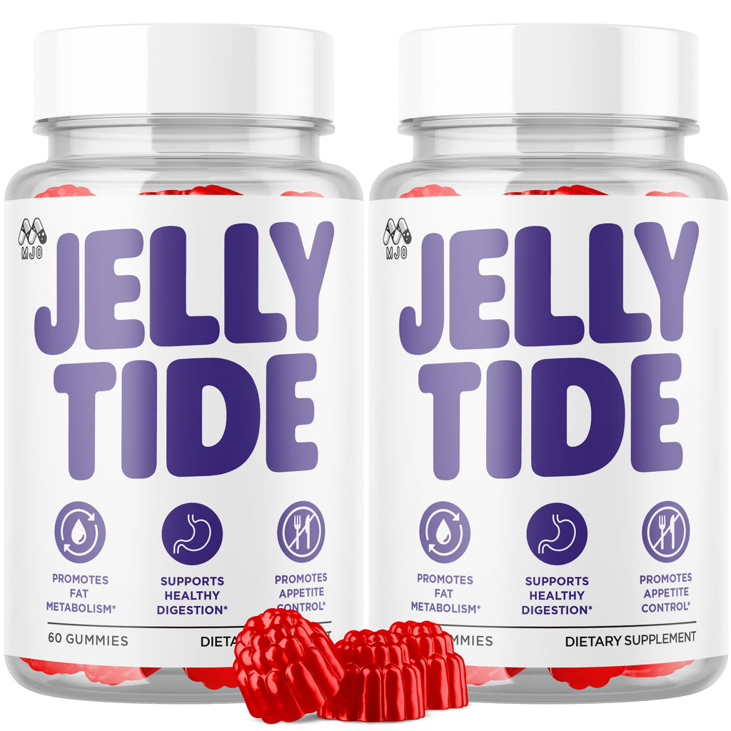 (2 Pack) Jelly Tide Gummies, Official Jellytide Weight Management Gummys with Natural Ingredients, Jellytide Advanced Wellness Gummy with Maximum Strength Active Lifestyle Multivitamins (120 Gummies)