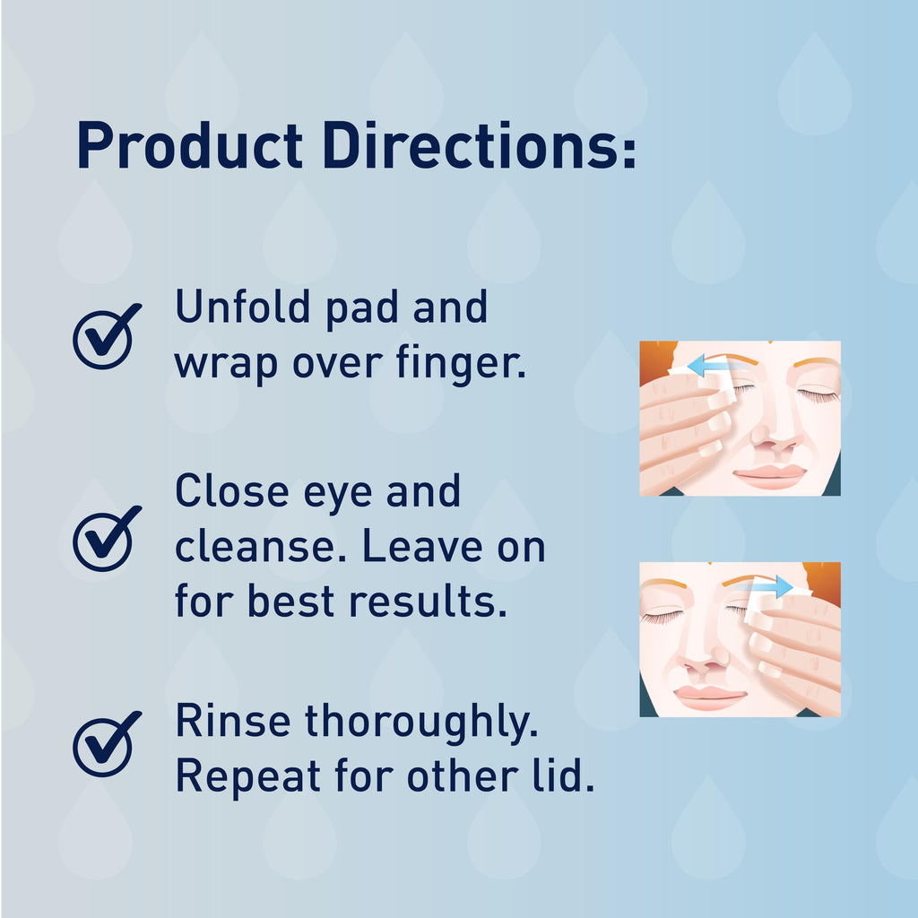 OCuSOFT Lid Scrub PLUS 35 - Pre-Moistened Leave-On Eyelid Wipes for Moderate to Severe Conditions - Moisturizing Eyelid Cleanser for Maximum Relief - 35 Count