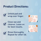 OCuSOFT Lid Scrub PLUS 35 - Pre-Moistened Leave-On Eyelid Wipes for Moderate to Severe Conditions - Moisturizing Eyelid Cleanser for Maximum Relief - 35 Count